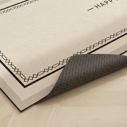 Kitchen Floor Mat L-shaped Pvc Leather Rug Waterproof Non-slip Wear-resistant Carpet Home Decoration Foot Mats 주방 카펫 שטיח למטבח - gallery 2