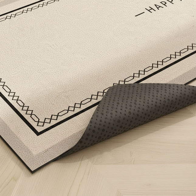 Kitchen Floor Mat L-shaped Pvc Leather Rug Waterproof Non-slip Wear-resistant Carpet Home Decoration Foot Mats 주방 카펫 שטיח למטבח - gallery 2