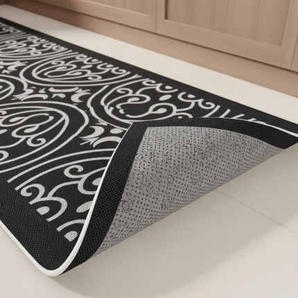 Non-slip Kitchen Carpet Washable Waterproof Oil-proof Anti-fouling Floor Mat Anti-slip Runner Rug 주방매트 Pvc Alfombras De Cocina - gallery 2