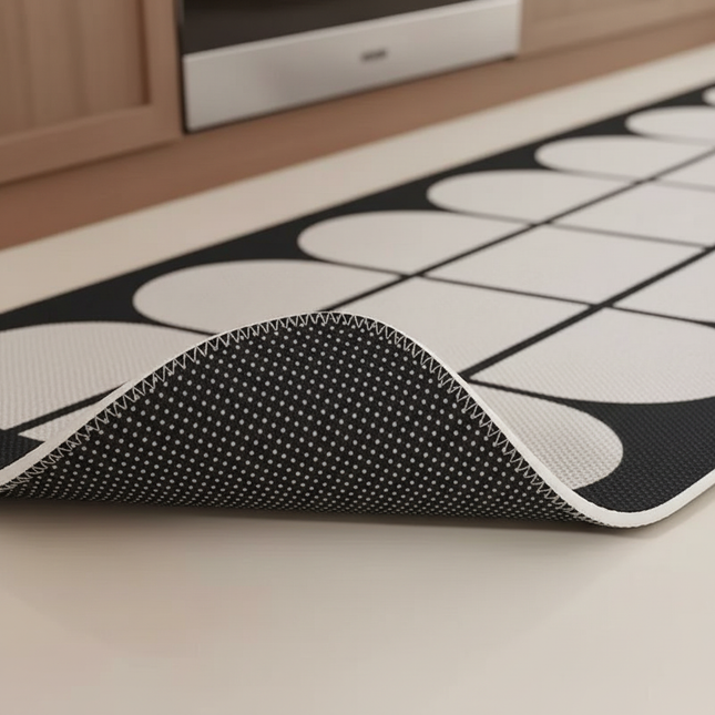 Non-slip Kitchen Carpet Washable Waterproof Oil-proof Anti-fouling Floor Mat Anti-slip Runner Rug 주방매트 Pvc Alfombras De Cocina - gallery 2