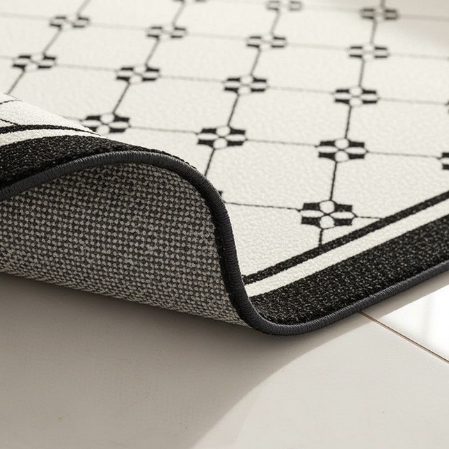 American Style Leather Kitchen Floor Mats Bathroom Non-slip Large Area Rugs Home Decoraction Waterproof and Oil Proof Carpets - gallery 2