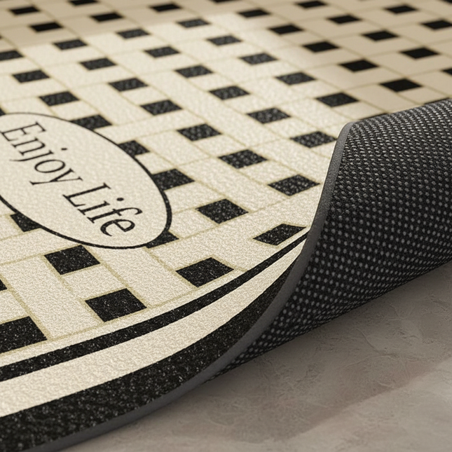 American Style Leather Kitchen Floor Mats Bathroom Non-slip Large Area Rugs Home Decoraction Waterproof and Oil Proof Carpets - gallery 2