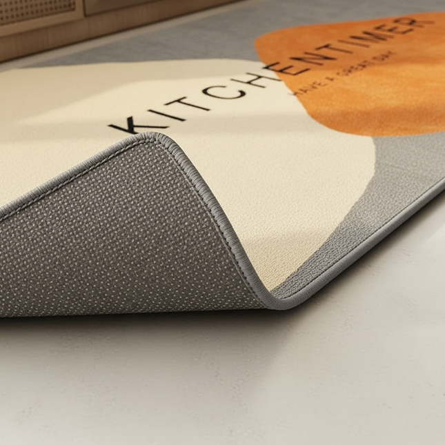 Kitchen Floor Mat Pvc Waterproof Oil-proof Carpet Mats Long Home Decoration Leather Rug Non-slip Custom 주방 카펫 Alfombra Cocina - gallery 2