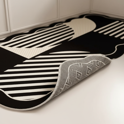 Non-slip Kitchen Floor Mat Diatom Mud Water and Oil Absorbing Rugs Home Decoration Absorbent Bathroom Anti-slip Bath Mat 주방 카펫 - gallery 2